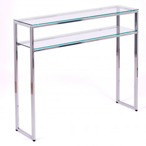 Консольный стол AllConsoles 1042-CS clear серебряный