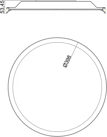 Светильник потолочный светодиодный Stilfort Alumin 4016/01/04C (регулировка яркости, 220V, пульт управления, круглые)