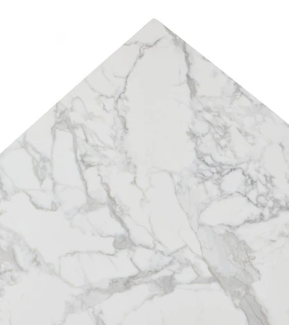 Стол ЭЗМИР (ESMIR) 160 цвет АРАБЕСКАТО (MATTE ARABESCATO SOLID CERAMIC) / ОРЕХ, ®DISAUR M-City 64389