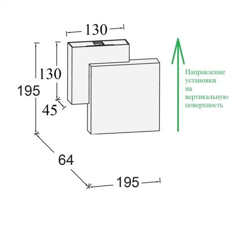 Архитектурная подсветка светодиодная Oasis Light TUBE LED W2879-3K Bl (220V, IP44)