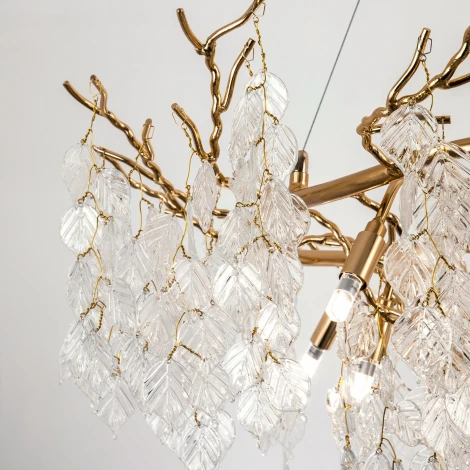 Подвесная люстра хрустальная Modelux MODESTYLE MS.2109.1200 GD