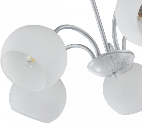 Подвесная люстра Arte Milano Amalfi-5010 335010/5 WT+SL (220V, на цепи)