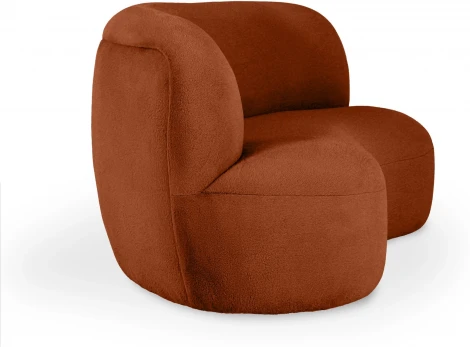 Диван Patti 1900 ОГОГО (арт.853248), (Мех/Кирпичный)