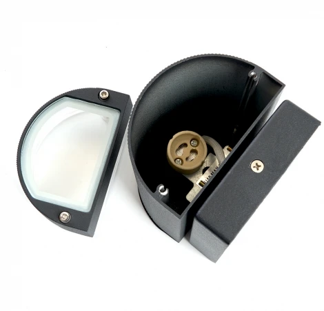 Настенный светильник Feron Сеул DH1701 48317 GU10 черный (220V, IP54)