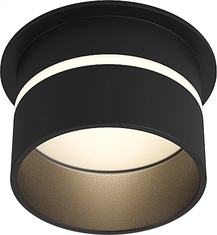 Встраиваемый точечный светильник Denkirs DK2404 DK2404-BK (220V, круглые, IP44)