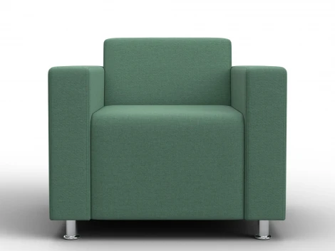 Кресло Лига-093 ВН (ДСП,Брус,Фанера,Рогожка/Зеленый) Лига Диванов 134971