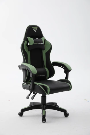 Кресло спортивное TopChairs Shadow черно-зеленый арт.УТ000039465