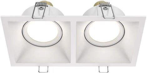 Встраиваемый светильник Dot GU10 2x50Вт Maytoni Technical DL029-2-02W (220V)