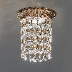 Встраиваемый точечный светильник Nervilamp Z15 (220V, хрусталь)