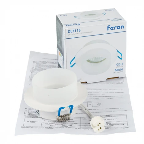 Светильник потолочный встраиваемый Feron DL3115 51935