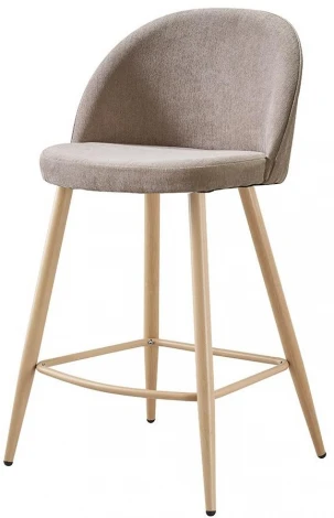 Стул полубарный 373B-2 бежевый TD3052-11/дерево