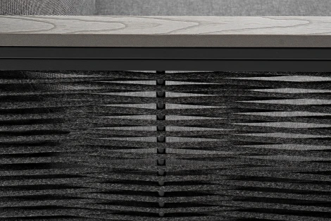 "Сан Ремо" диван 2-местный плетеный из роупа, каркас алюминий темно-серый, роуп серый, ткань серая 4SIS арт.УТ-00006725