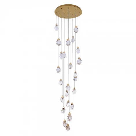 Подвесной светильник светодиодный хрустальный Modelux MODELUX ML.88971.25 GD