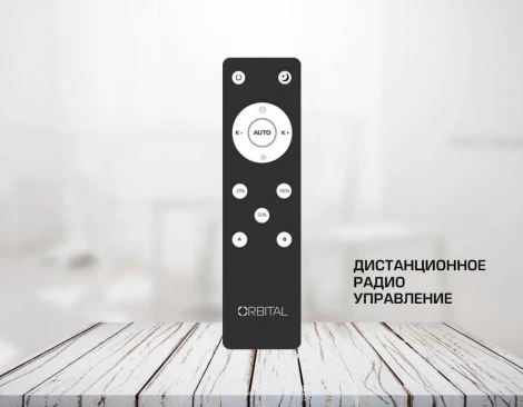 Потолочный светодиодный светильник с пультом FP2329 WH 288W D720*720 Ambrella Parus