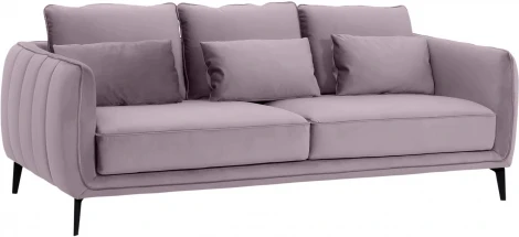 Диван Amsterdam трехместный ОГОГО (арт.664752), (Ткань/Сиреневый)