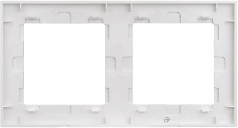 Рамка стеклянная FRM-GLARE-GS-2-WH (Arlight) 043796