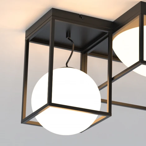 Потолочная люстра Mantra Desigual 7600 (220V, шарики, куб)