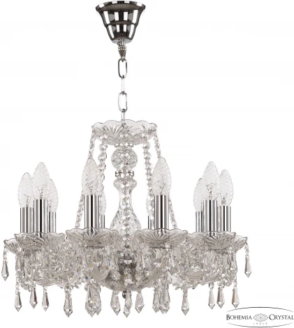 Подвесная люстра Bohemia 104 104/10/141 Ni (220V, подвески, на цепи, подсвечник, свеча)