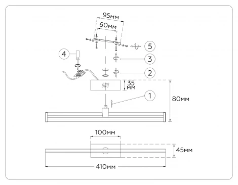 Настенный светодиодный светильник Ambrella Comfort FL6113