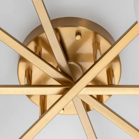 Потолочная люстра RGB на штанге Citilux Atman Smart CL226A183 (LED, 220V, голосовое управление, пульт управления, управление смартфоном, умный дом - Алиса, Маруся, Салют)