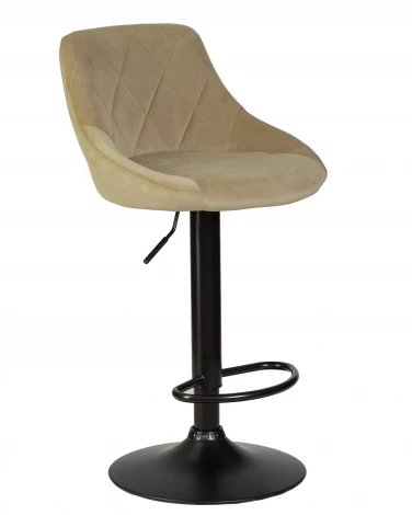 Стул барный LOGAN BLACK (мокко велюр (MJ9-9))