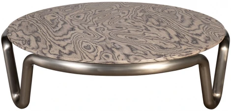 58DB-23401 Стол журнальный d110*32см Garda Decor