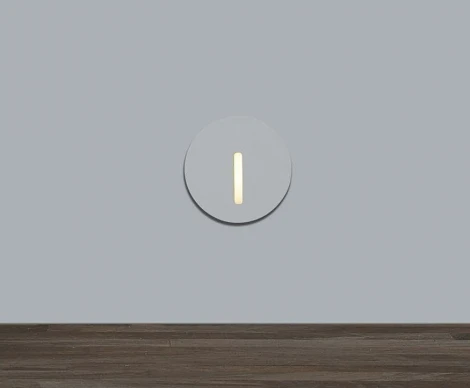 Подсветка для лестниц и ступеней встраиваемая Italline DL 3034 white (LED, 220V, круглые)