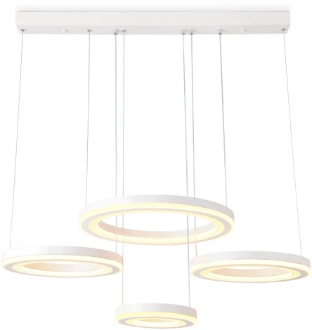 Подвесной светильник Ambrella Acrylica FA4325 (регулировка яркости, LED, 220V, пульт управления, на тросе, кольцо)
