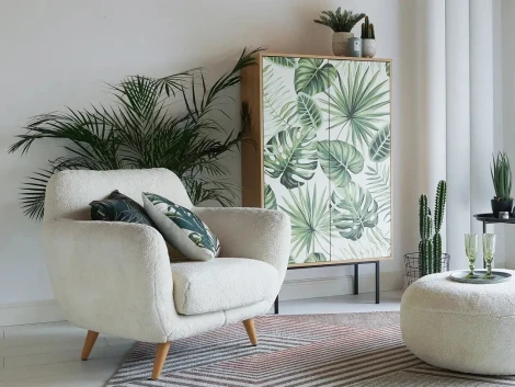 Шкаф 2-дверный Boho Color ОГОГО (арт.599519), (ЛДСП/Черный)