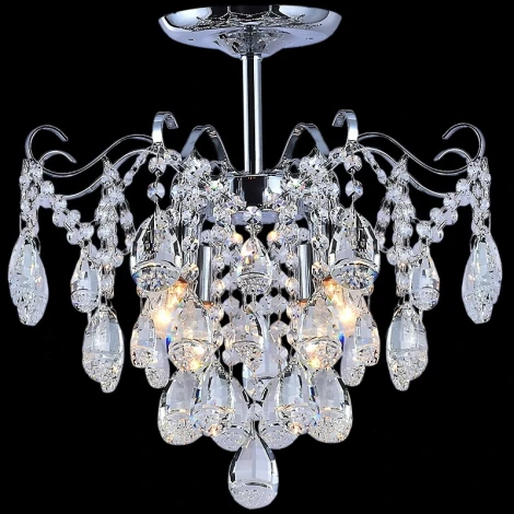 Потолочная люстра хрустальная на штанге Reluce 04065-0.3-04 CR (220V)