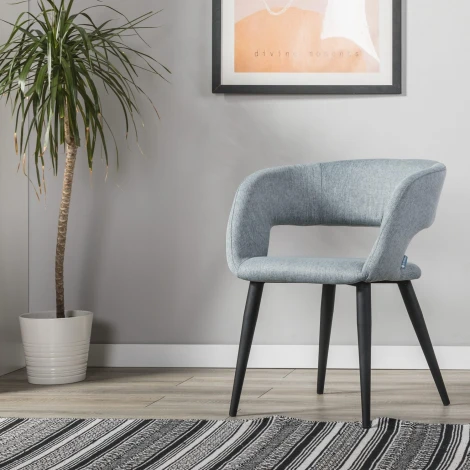 Кресло R-Home Hugs св.сер/черный