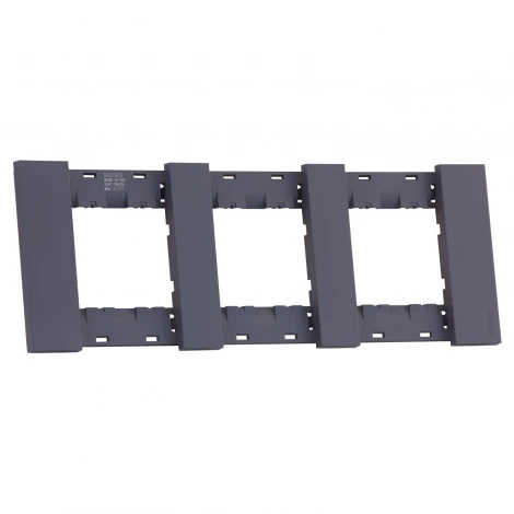 Рамка 3-ая графит матовый Meiton AA4802M3AL