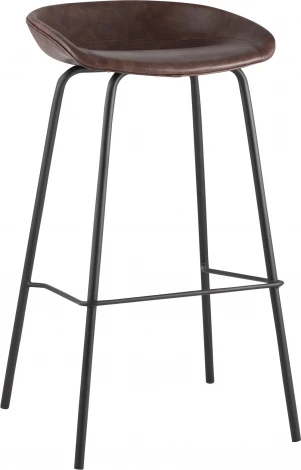 Стул барный Beetle Lite PU коричневый 2 шт Stool Group (арт.УТ000038319)