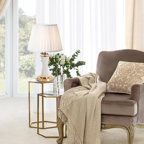 Интерьерная настольная лампа с регулировкой цветовой температуры и RGB LED4U L6161 GD