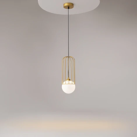 Подвесной светильник Maytoni Telford P361PL-01G (220V, на проводе, шар)