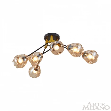 Потолочная люстра на штанге Arte Milano Amalfi 252588/6 Br (220V)
