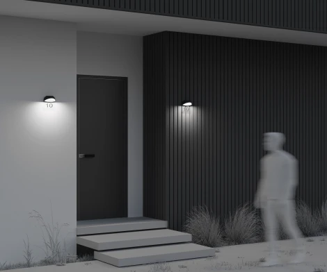 Настенный уличный светильник Maytoni Gloss O447WL-L7GF3K (LED, 220V, IP65)