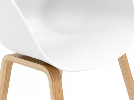 Стул пластиковый Paul ОГОГО 622566 (белый)