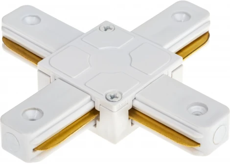 Коннектор Х-образный жесткий пластик/медь белый Ritter Artline 59749 4