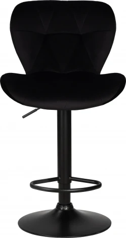 Стул барный DOBRIN BARNY BLACK (черный велюр (MJ9-101))