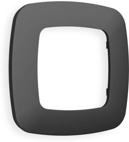 Рамка Ambrella Volt OMEGA Ecta (Графит Мягкое касание) 1-ая OF140801