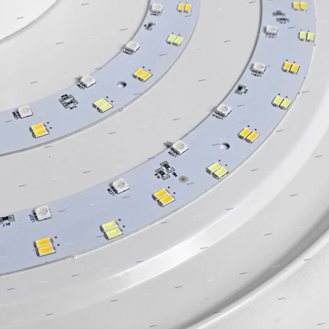 Потолочный светильник круглый Omnilux Melofon OML-47307-52 (LED, 220V, управление смартфоном, умный дом - i-Lamp, звездное небо)