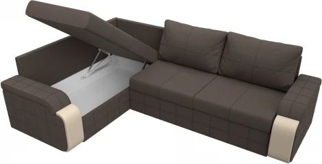 Диван угловой Николь левый угол Лига Диванов (Рогожка) арт.126001L