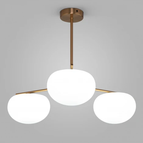 Потолочная люстра на штанге Eurosvet Like 30190/3 латунь (220V)