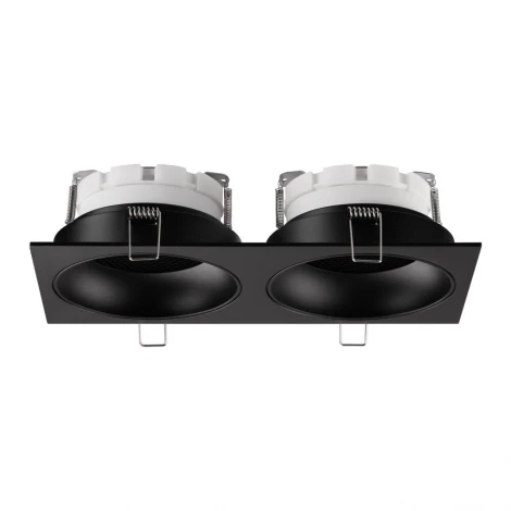 Светильник встраиваемый Novotech Gemini 371008 черный IP20 GX53 12W 220V