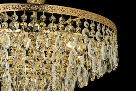 Потолочная люстра буше Arti Lampadari Castellana E 1.3.46.601 G (220V, хрусталь)
