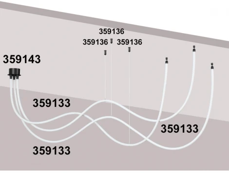 Гибкий неон Novotech Ramo 359133 KONST IP20 LED 4000K 38W 220V 3800Лм