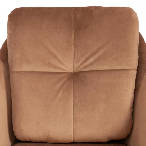 Кресло STAR (mod. CY-1919) серый (HLR 24)/черный (вельвет/металл)