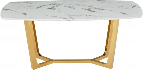 Стол обеденный IST-CASA Ланс DT-2852M,160х90х75 см, белый мрамор