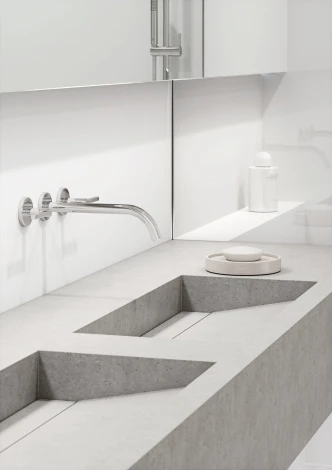 Смеситель Kludi Nova Fonte Puristic 201460515 С ВНУТРЕННЕЙ ЧАСТЬЮ, для раковины